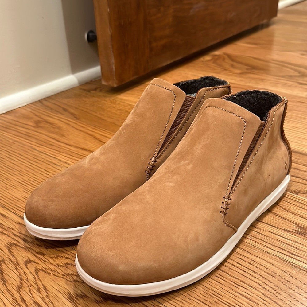 Olukai Brown Slip on Sneakers